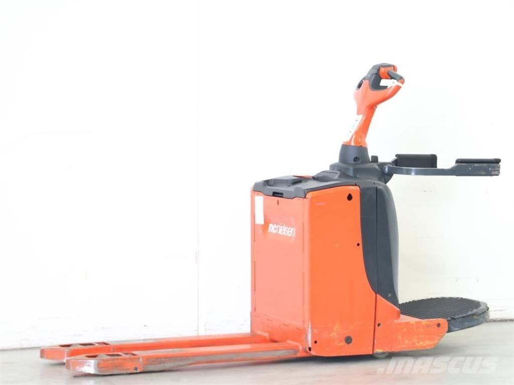 Linde T16P/1151 Παλετοφόρα πεζού χειριστή με ιστό
