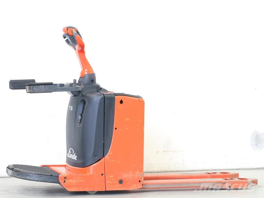 Linde T16P/1151 Παλετοφόρα πεζού χειριστή με ιστό