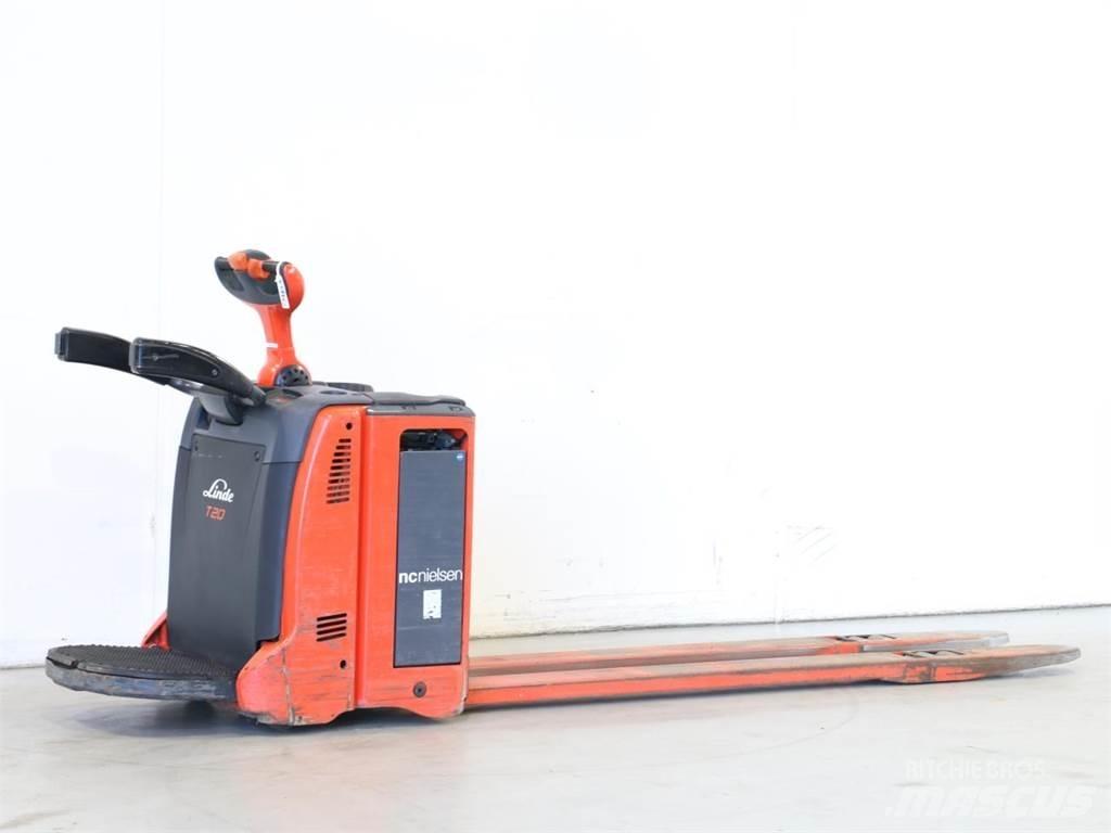 Linde T20AP/131 Παλετοφόρα πεζού χειριστή με ιστό