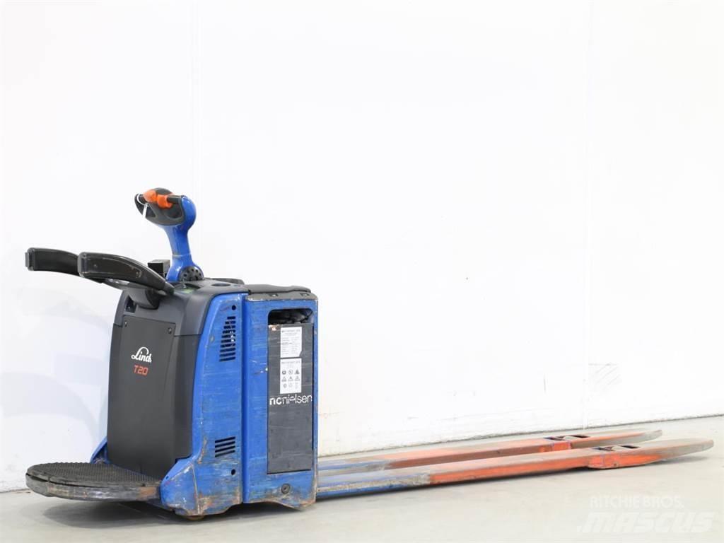 Linde T20AP/131 Παλετοφόρα πεζού χειριστή με ιστό