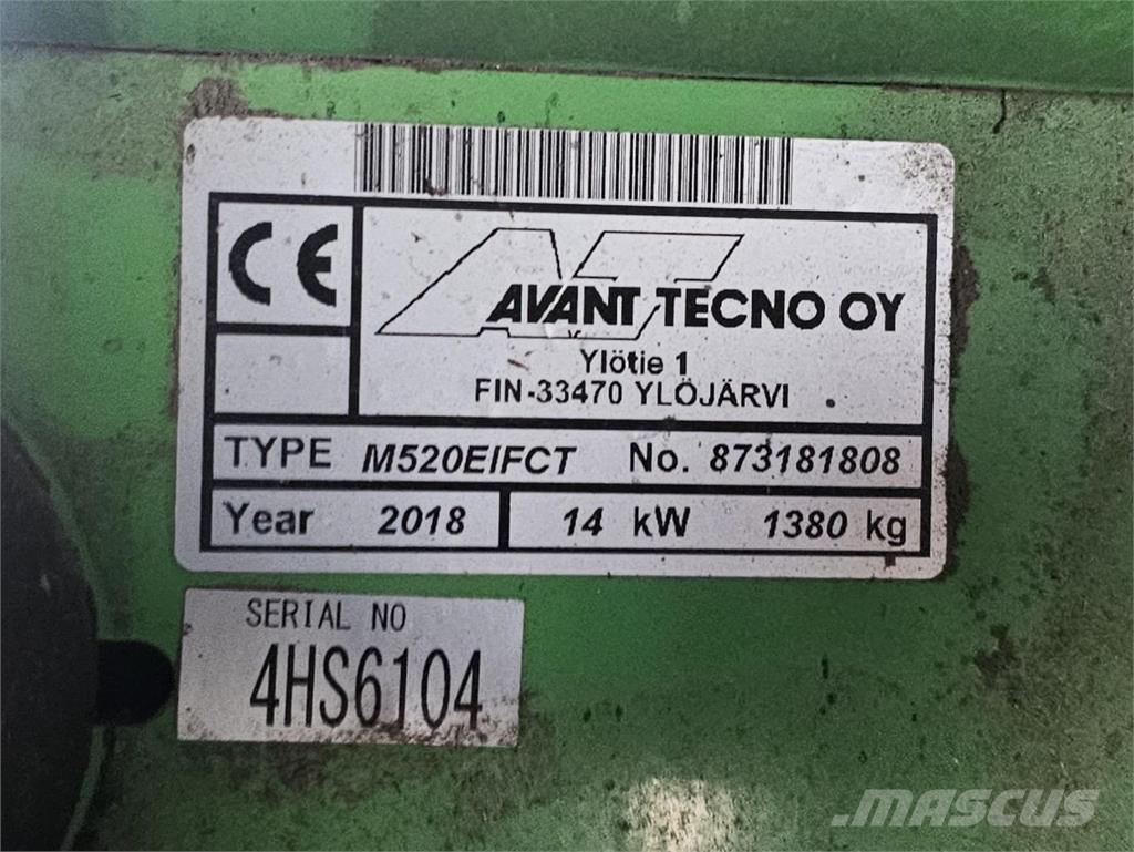 Avant M520 Μίνι φορτωτές