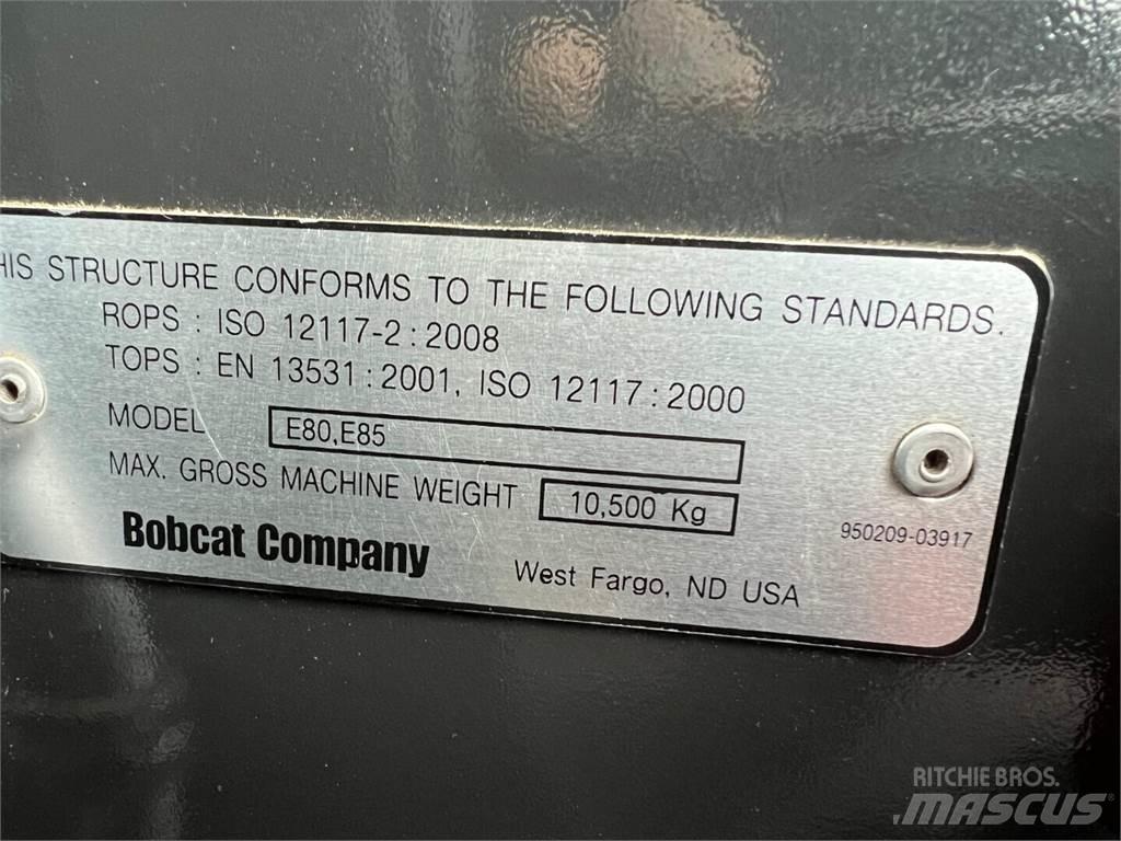 Bobcat E85 Εκσκαφείς με ερπύστριες