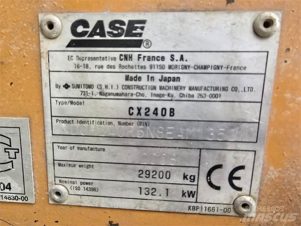 CASE CX 240 B Εκσκαφείς με ερπύστριες