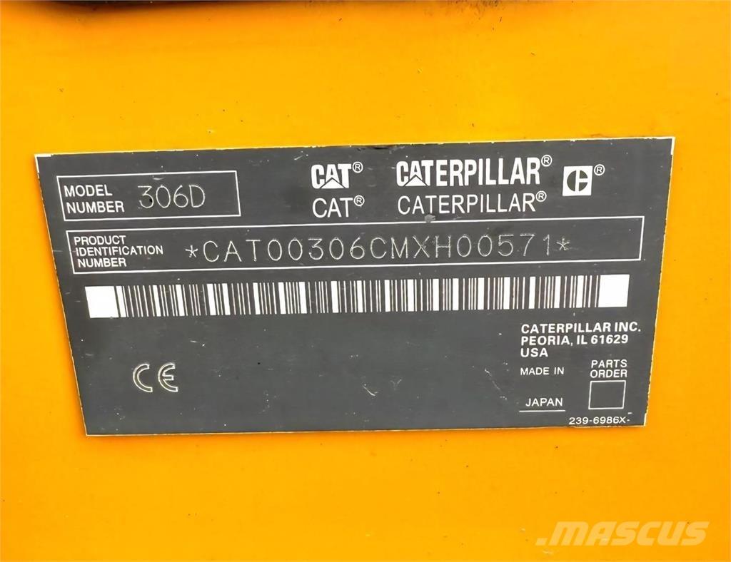 CAT 306D Εκσκαφάκι (διαβολάκι) < 7t