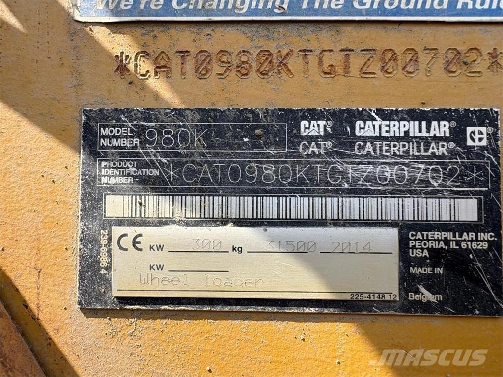 CAT 980 K Φορτωτές με λάστιχα (Τροχοφόροι)