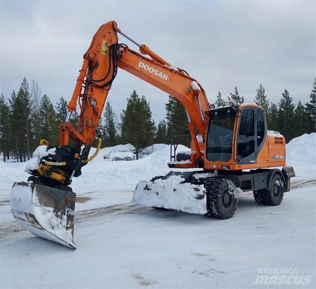 Doosan DX160W Εκσκαφείς με ερπύστριες