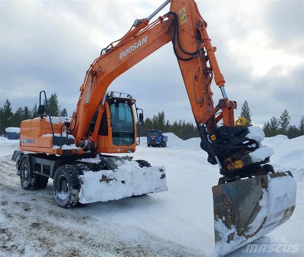 Doosan DX160W Εκσκαφείς με ερπύστριες