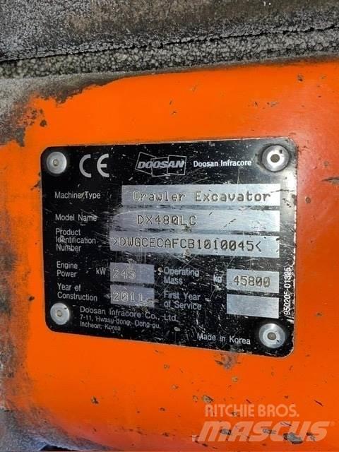 Doosan DX480LC Εκσκαφείς με ερπύστριες