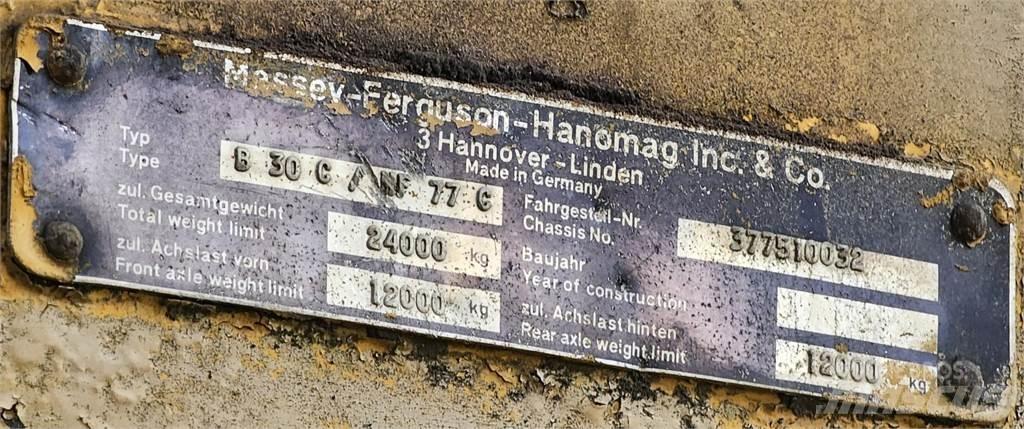 Hanomag 77C Φορτωτές με λάστιχα (Τροχοφόροι)