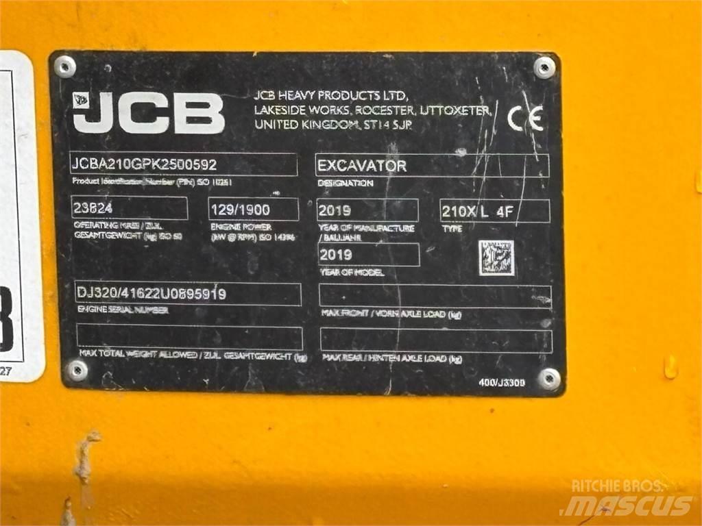 JCB 210 X L 4F Εκσκαφείς με ερπύστριες