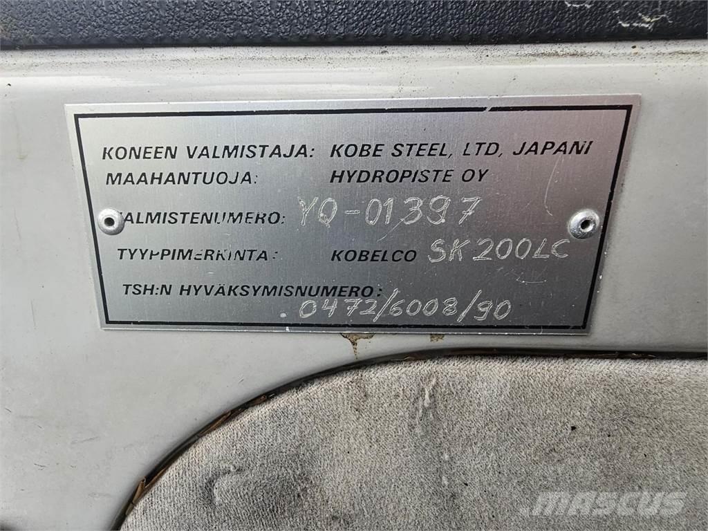 Kobelco SK200LC Εκσκαφείς με ερπύστριες