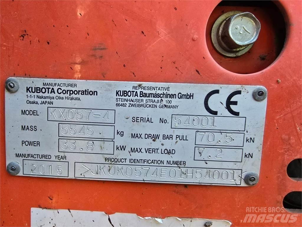 Kubota KX 057-4 Εκσκαφείς με ερπύστριες