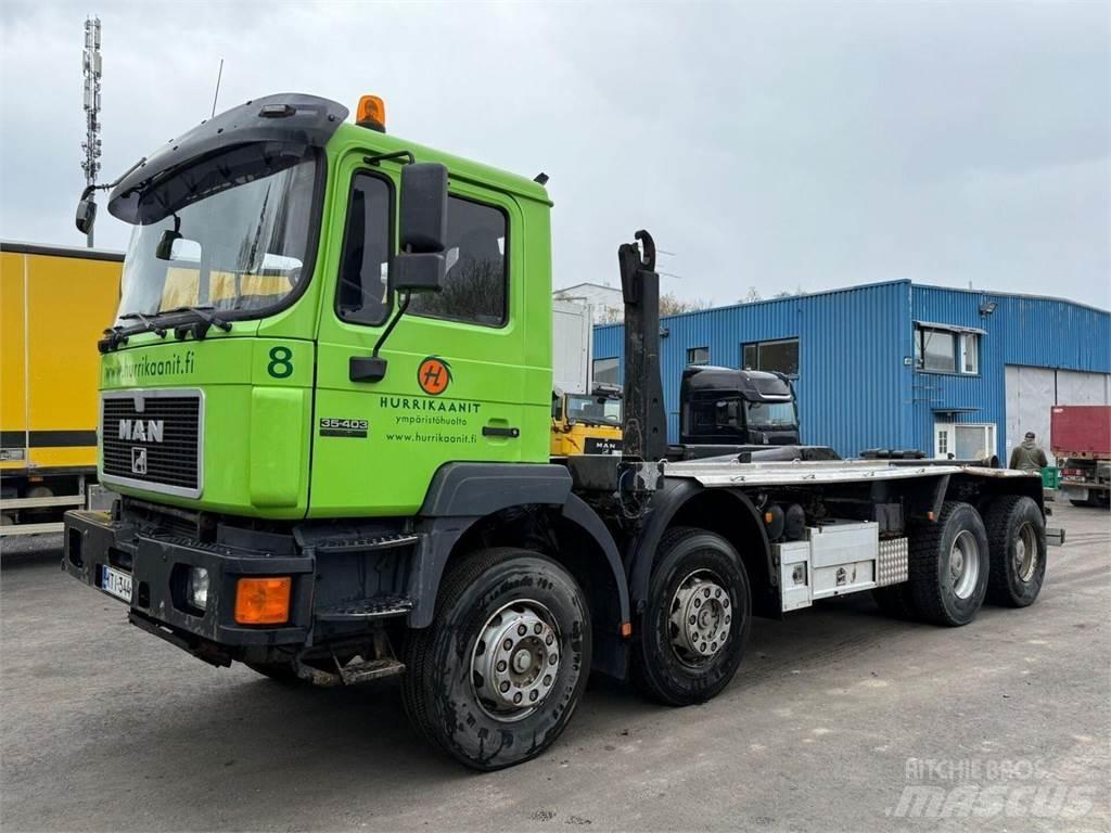 MAN 35.403 8X4 Φορτηγά ανατροπή με γάντζο