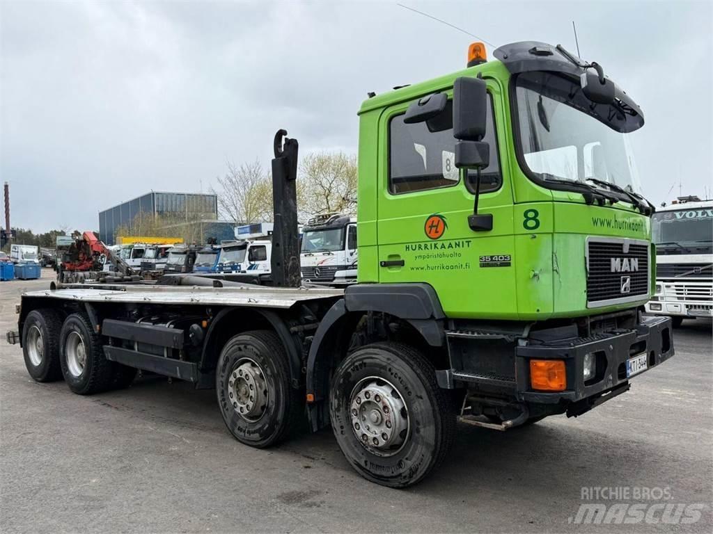 MAN 35.403 8X4 Φορτηγά ανατροπή με γάντζο