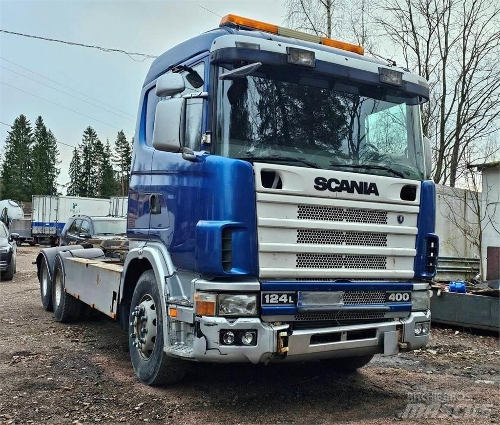 Scania 124 L 6x2 Φορτηγά ανατροπή με γάντζο