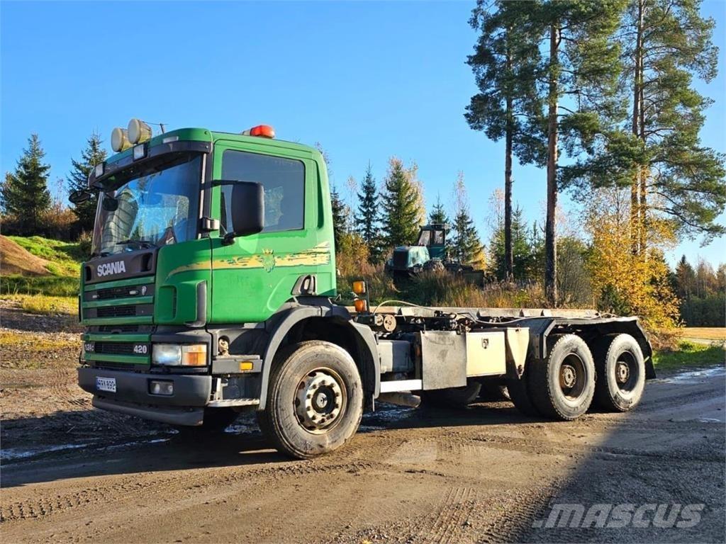 Scania 124C 6X4 Φορτηγά ανατροπή με γάντζο