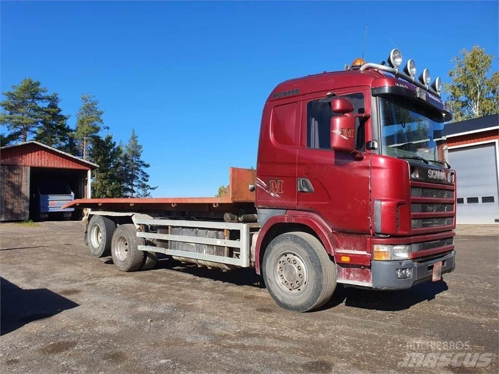 Scania 144G 460 Φορτηγά ανατροπή με γάντζο