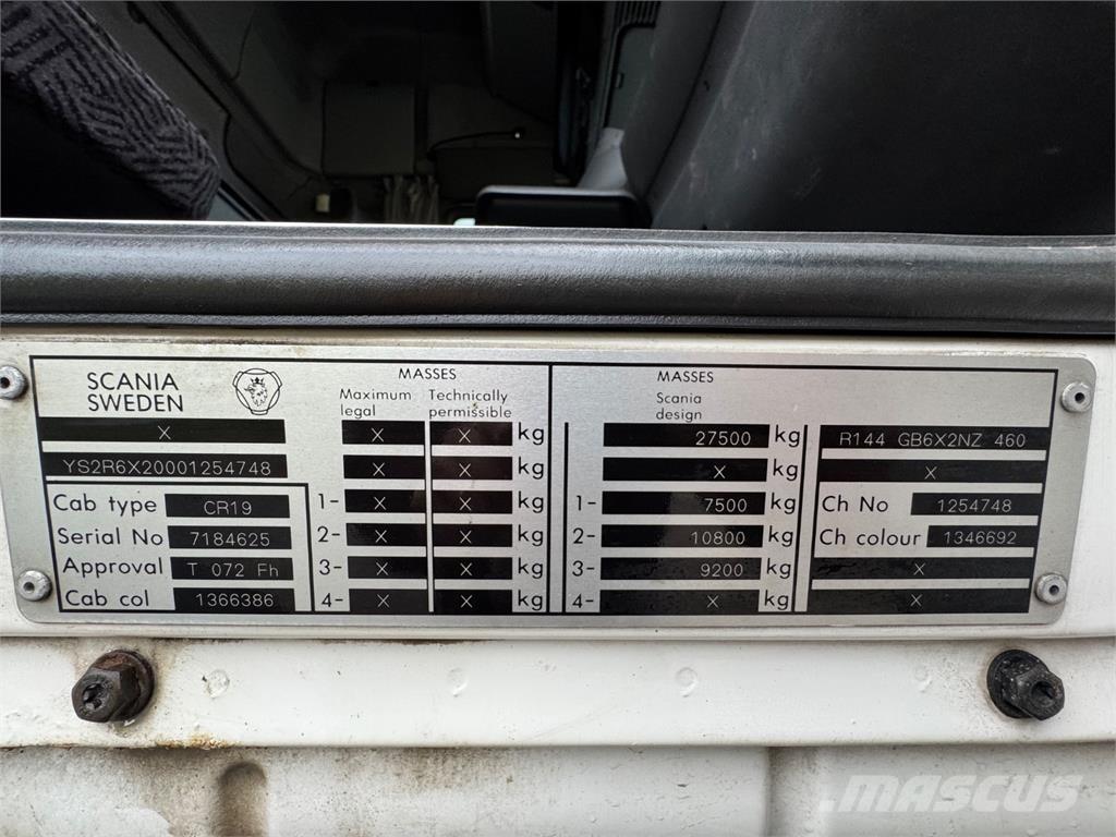 Scania 144G 6x2 Φορτηγά με Γερανό