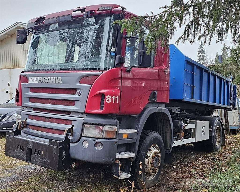 Scania P340 4x4 Φορτηγά ανατροπή με γάντζο