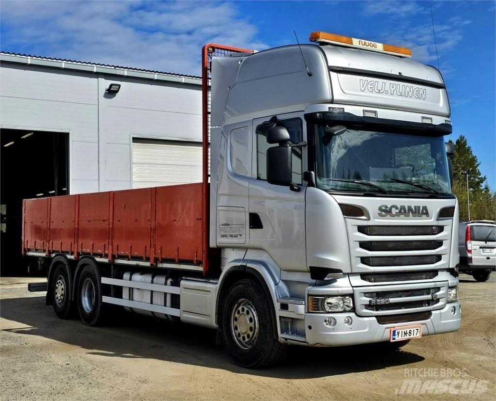 Scania R520 6x2 Φορτηγά Kαρότσα με ανοιγόμενα πλαϊνά