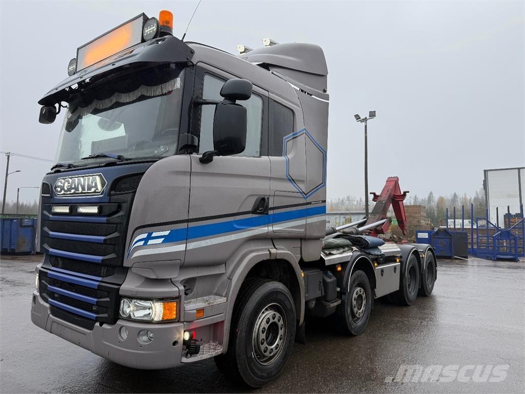 Scania R730 Φορτηγά ανατροπή με γάντζο