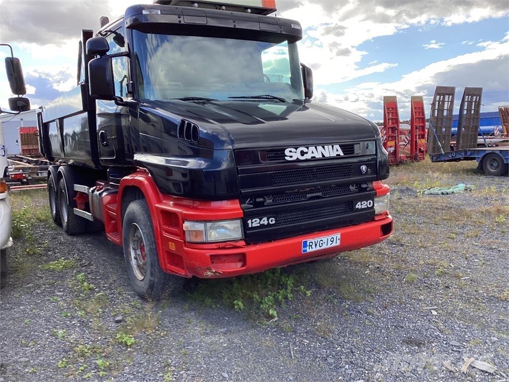 Scania T 124 Φορτηγά Ανατροπή