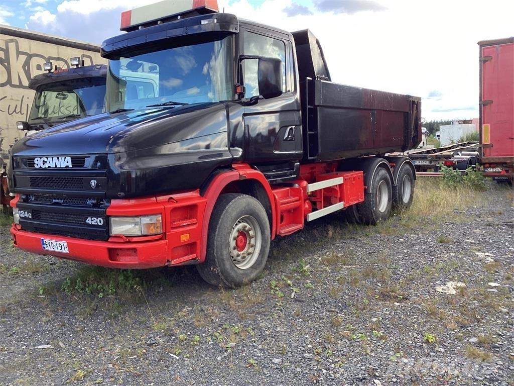 Scania T 124 Φορτηγά Ανατροπή