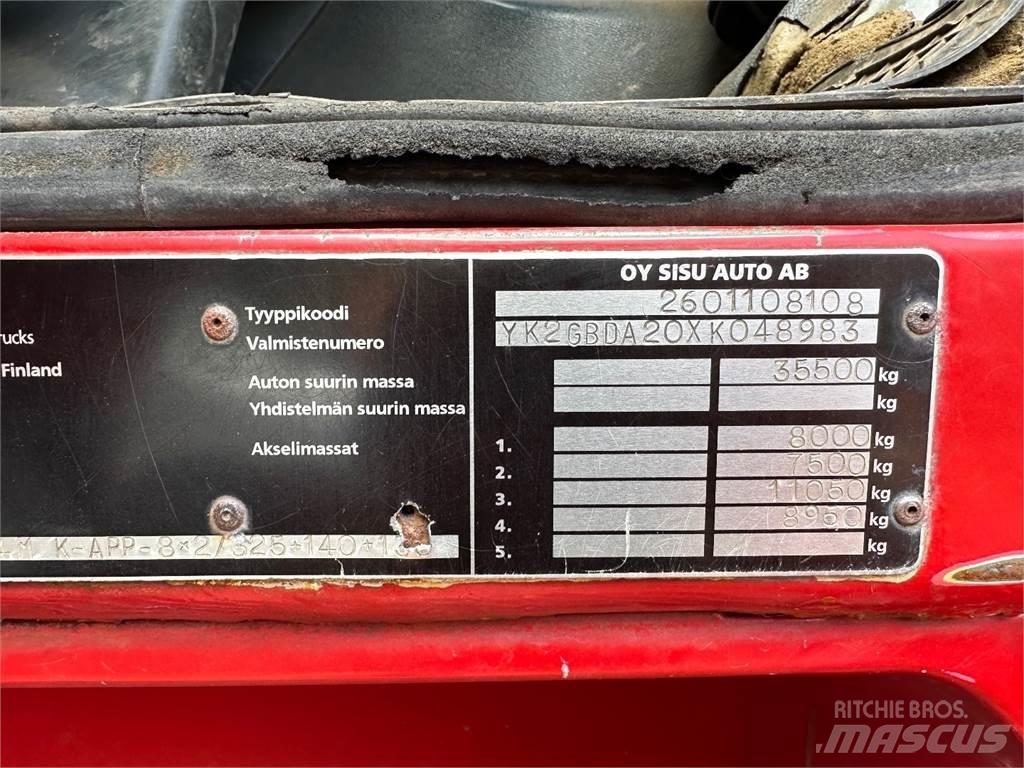Sisu E14 8x2 Φορτηγά ανατροπή με γάντζο