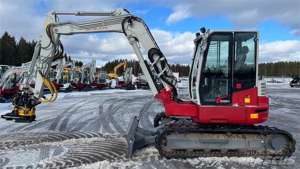 Takeuchi TB280FR Μίνι εκσκαφείς 7t - 12t