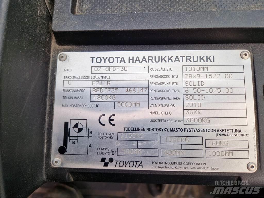 Toyota 02-8FDF30 Πετρελαιοκίνητα Κλαρκ