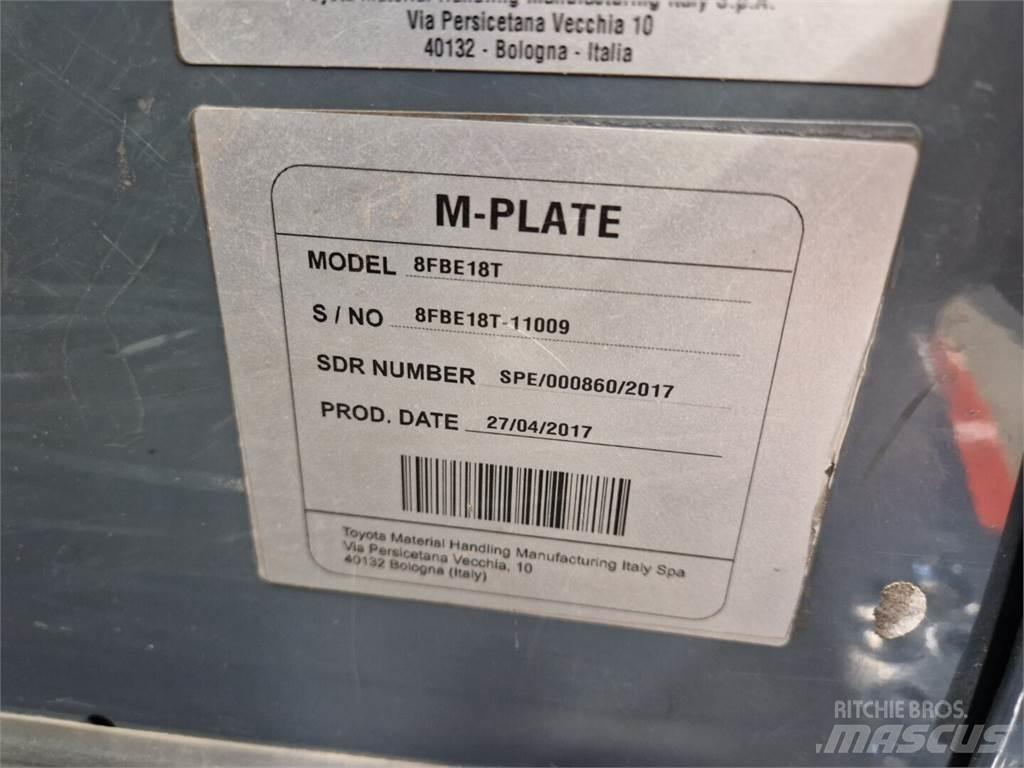 Toyota 8FBE18T Ηλεκτρικά περονοφόρα ανυψωτικά κλαρκ