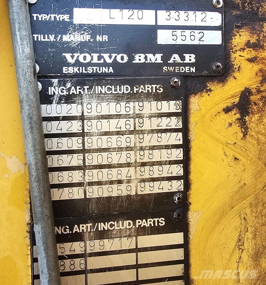 Volvo BM L120 Φορτωτές με λάστιχα (Τροχοφόροι)