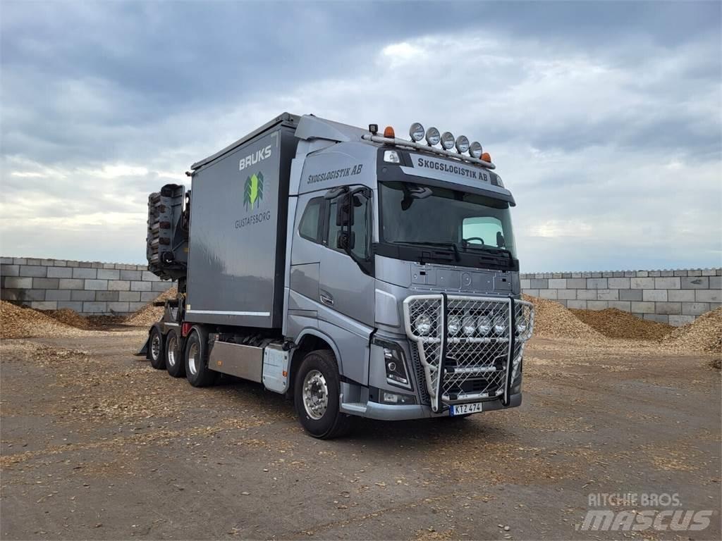 Volvo FH16 Φορτηγά θρυμματισένου ξύλου