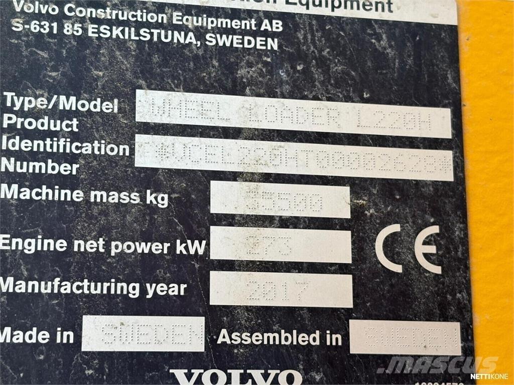 Volvo L 220 H Φορτωτές με λάστιχα (Τροχοφόροι)