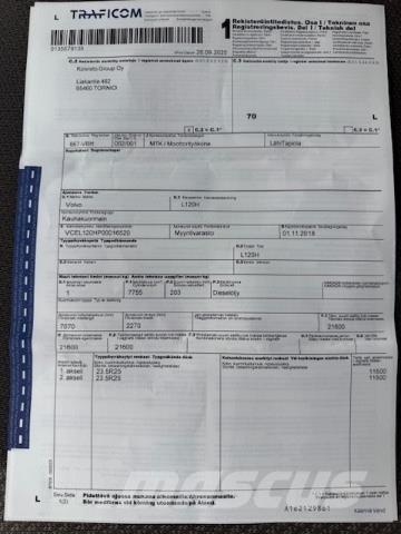 Volvo L120H Φορτωτές με λάστιχα (Τροχοφόροι)