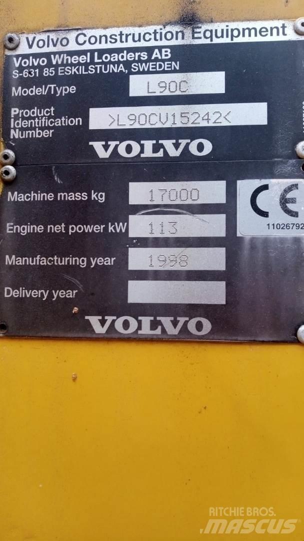 Volvo L90C Φορτωτές με λάστιχα (Τροχοφόροι)
