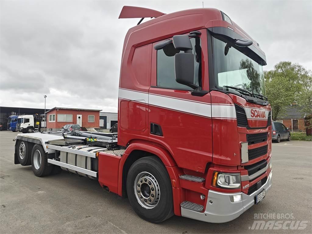 Scania R500 Φορτηγά ανατροπή με γάντζο