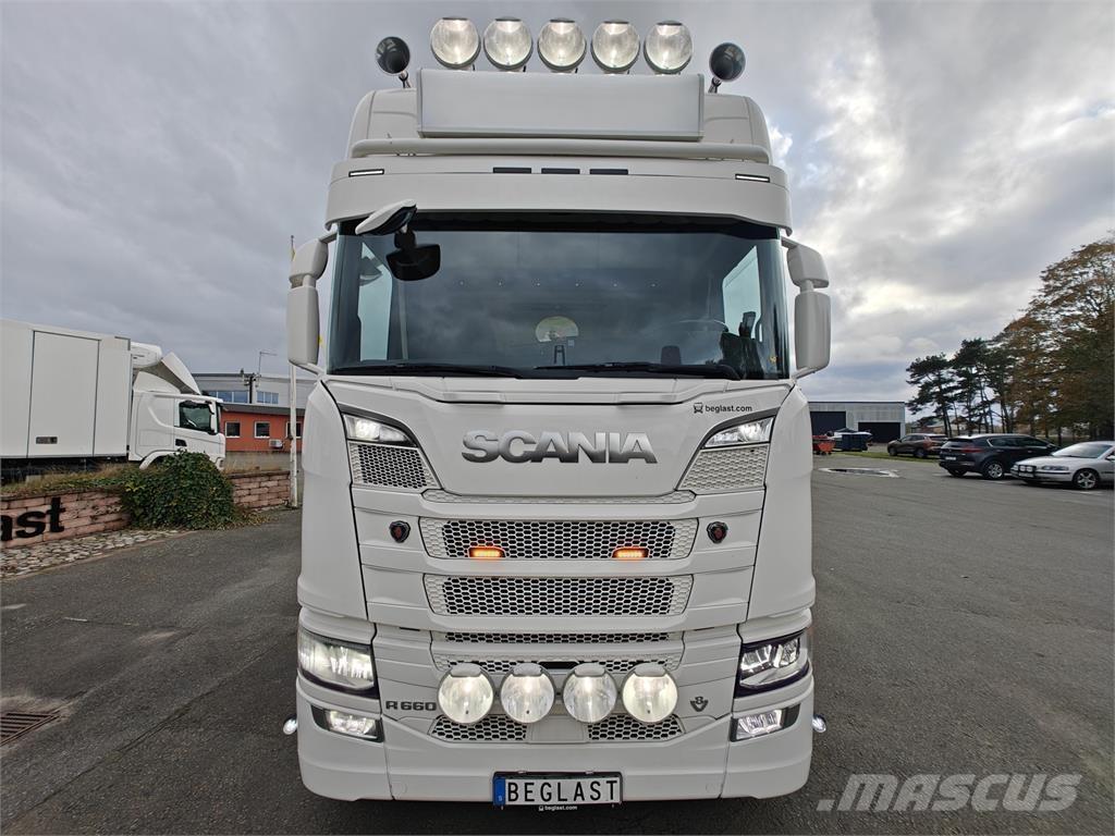 Scania R660 Φορτηγά ανατροπή με γάντζο