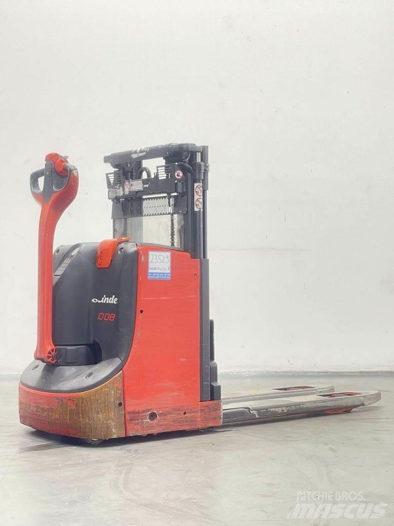 Linde D08-1160 Παλετοφόρα πεζού χειριστή με ιστό