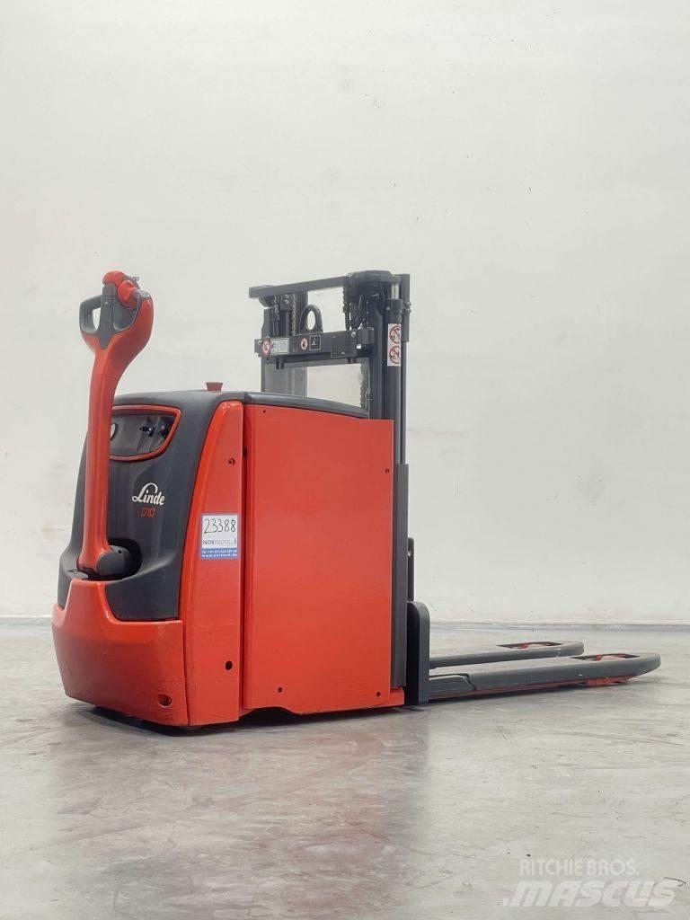 Linde D10 ACC-1163 Παλετοφόρα πεζού χειριστή με ιστό