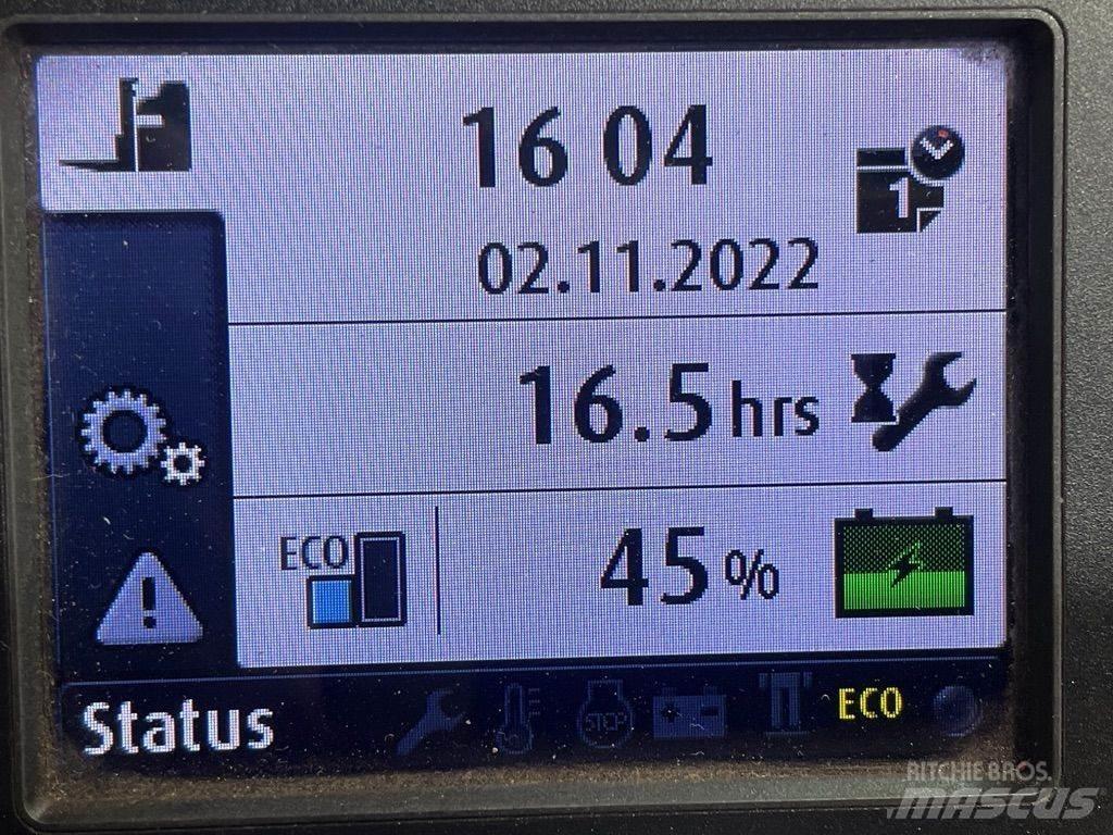 Linde D12SF-1164 Παλετοφόρα πεζού χειριστή με ιστό