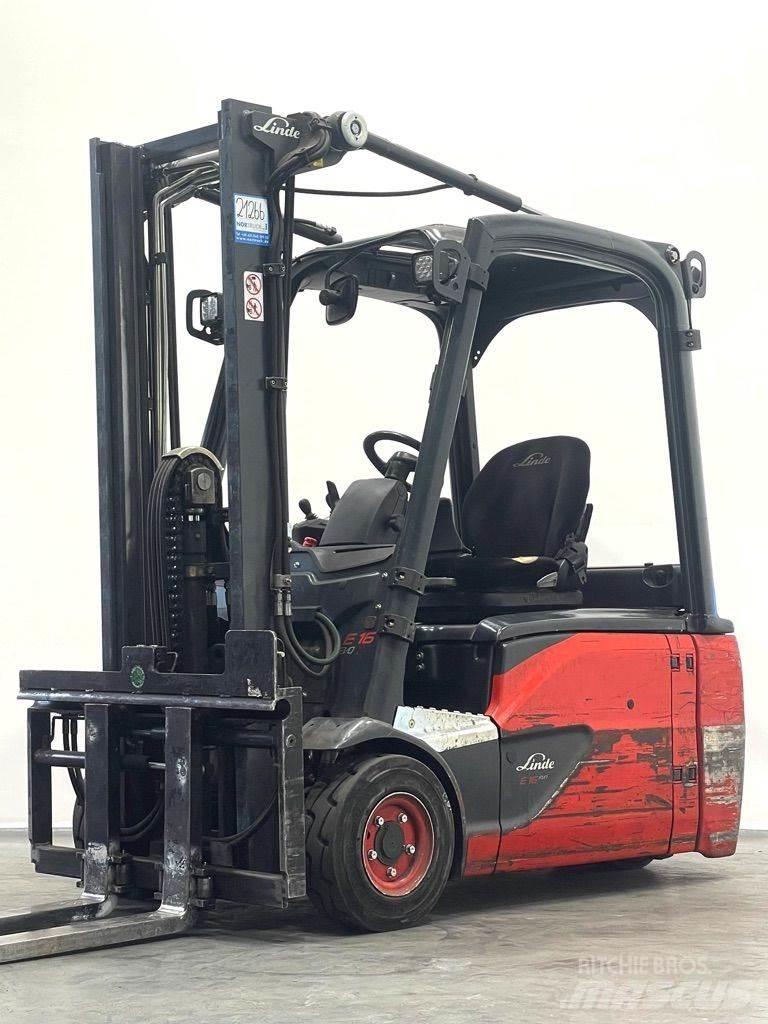 Linde E16L-386-EVO Ηλεκτρικά περονοφόρα ανυψωτικά κλαρκ