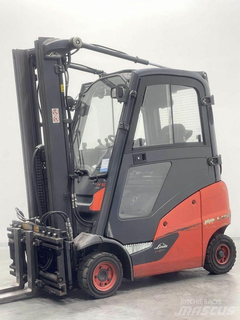 Linde H16T-01-391 Περονοφόρα ανυψωτικά κλαρκ με φυσικό αέριο LPG