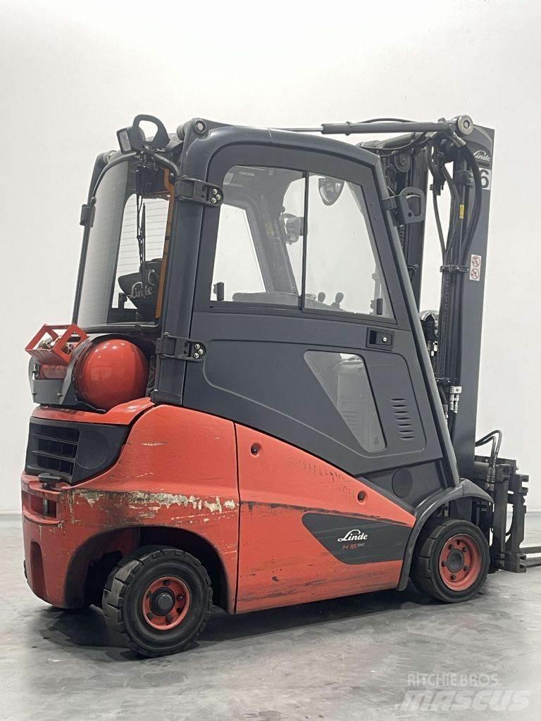 Linde H16T-01-391 Περονοφόρα ανυψωτικά κλαρκ με φυσικό αέριο LPG