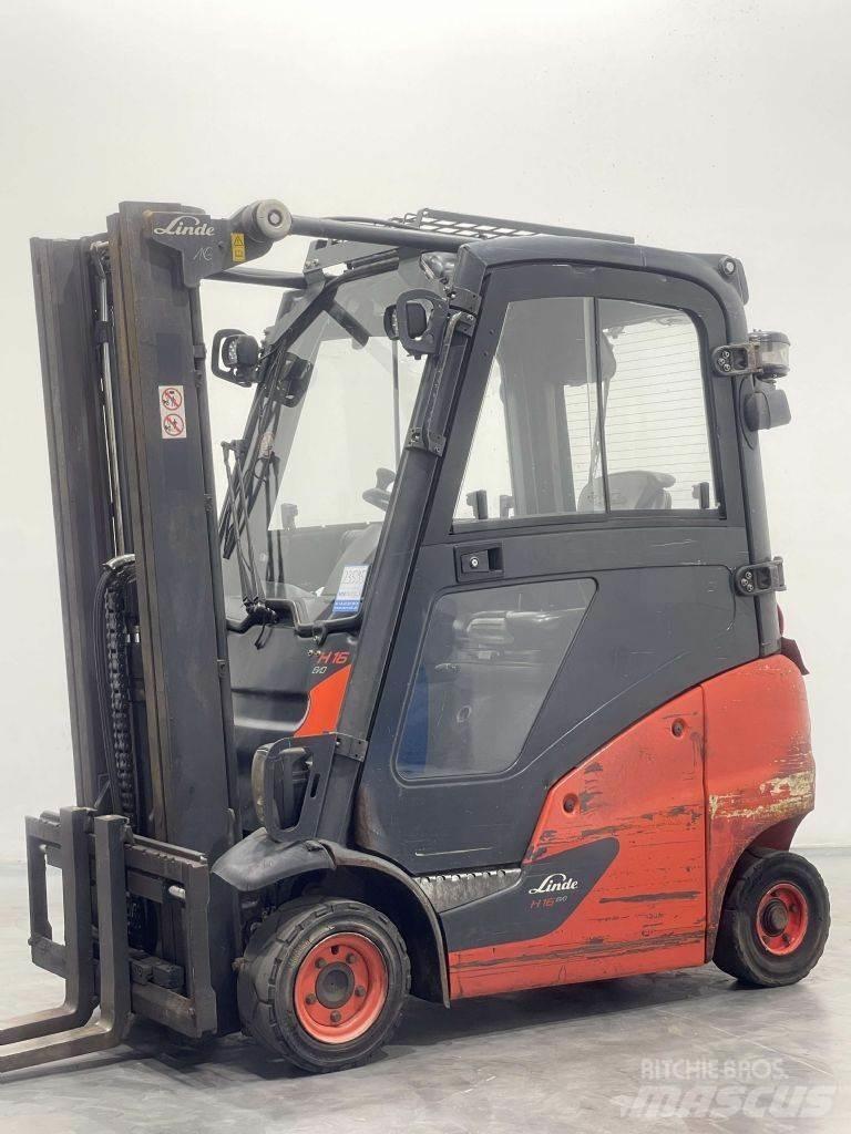 Linde H16T-01-391 Περονοφόρα ανυψωτικά κλαρκ με φυσικό αέριο LPG