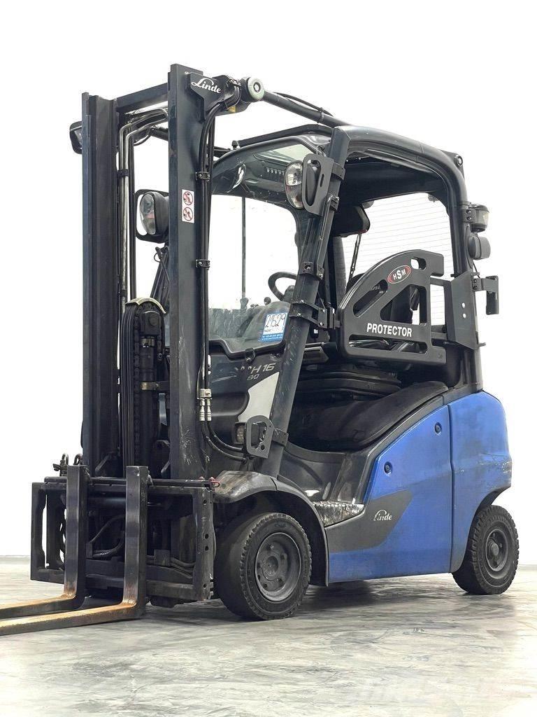 Linde H16T-391-EVO Περονοφόρα ανυψωτικά κλαρκ με φυσικό αέριο LPG