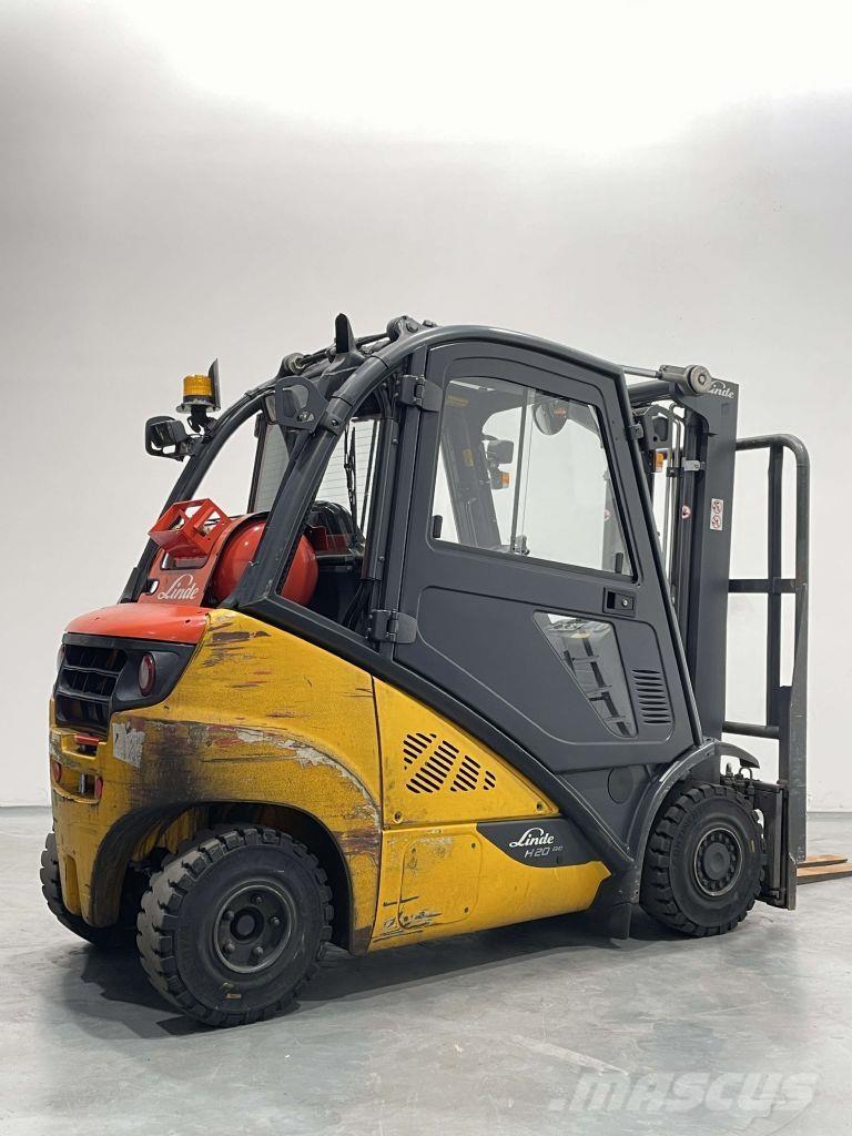 Linde H20T-02/600-392 Περονοφόρα ανυψωτικά κλαρκ με φυσικό αέριο LPG