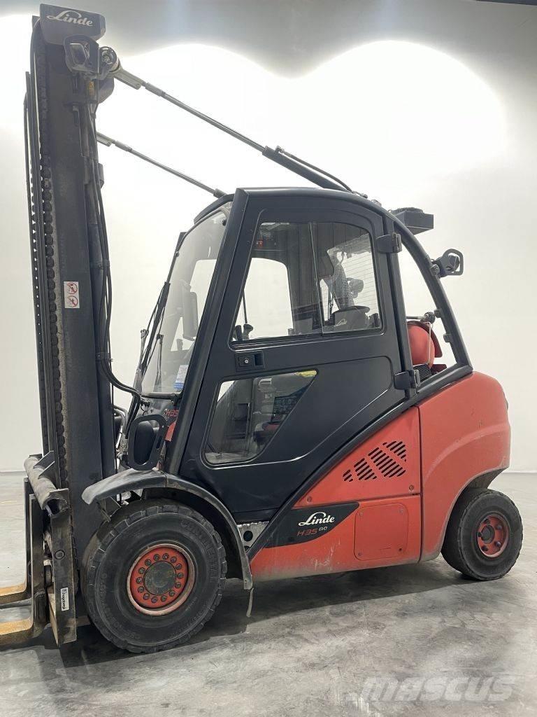 Linde H35T-02-393 Περονοφόρα ανυψωτικά κλαρκ με φυσικό αέριο LPG
