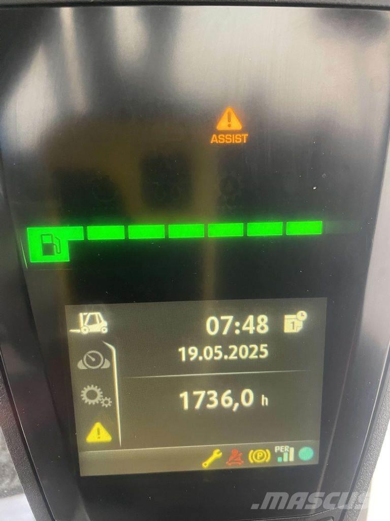 Linde H50T-02-394 Περονοφόρα ανυψωτικά κλαρκ με φυσικό αέριο LPG