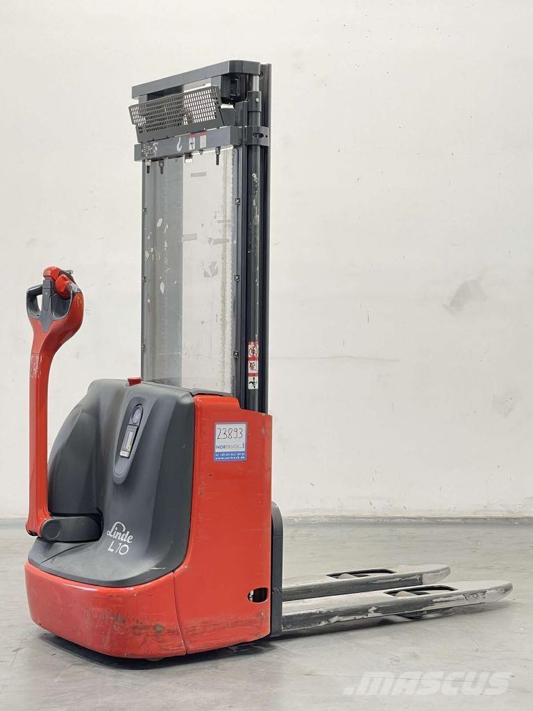 Linde L10-1172 Παλετοφόρα πεζού χειριστή με ιστό
